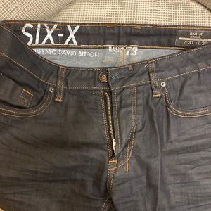 Buffalo David Bitton Six-X (slim straight stretch) jeans dark blue size W31-L32